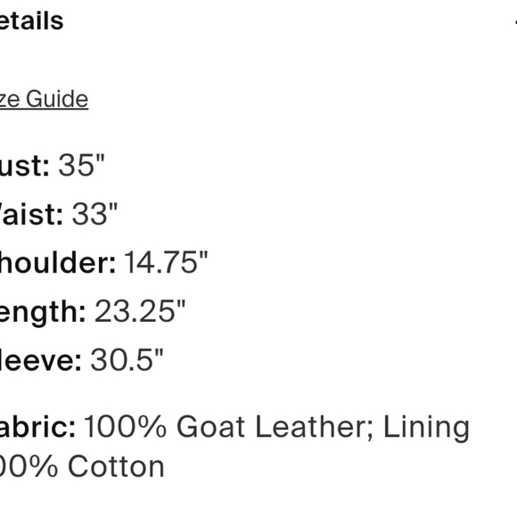 Current/Elliott goat genuine leather biker brown taupe motorcycle jacket - Picture 5 of 5